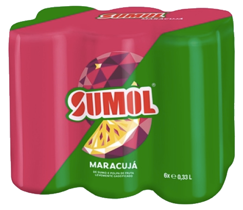 Sumol Passion Fruit Cans (6 x 330ml)